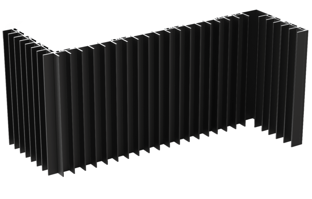 Profiel Aluminium gevelbekleding Alinel type D - 01