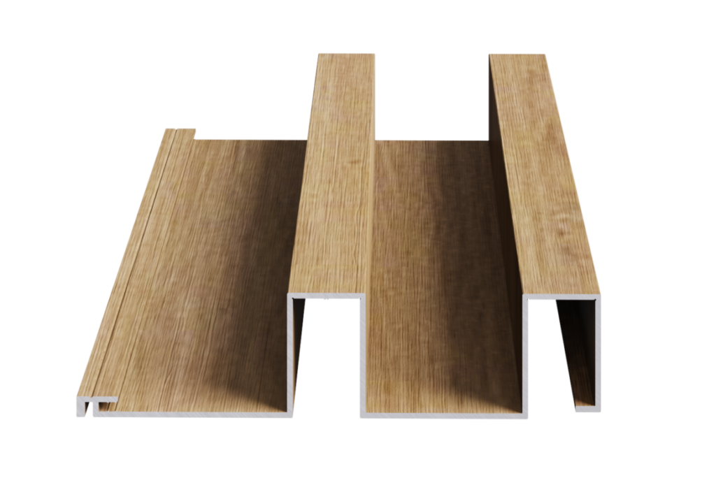 Alinel - Profiel - Aluminium - gevelbekleding - type-B Wood